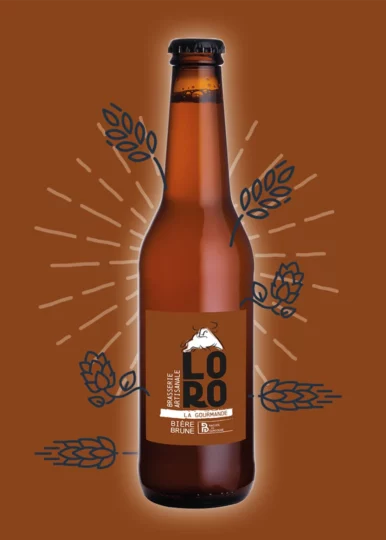 Bière brune Loro La Gourmande