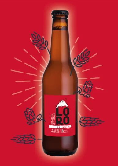 Bière ambrée Loro La Janette